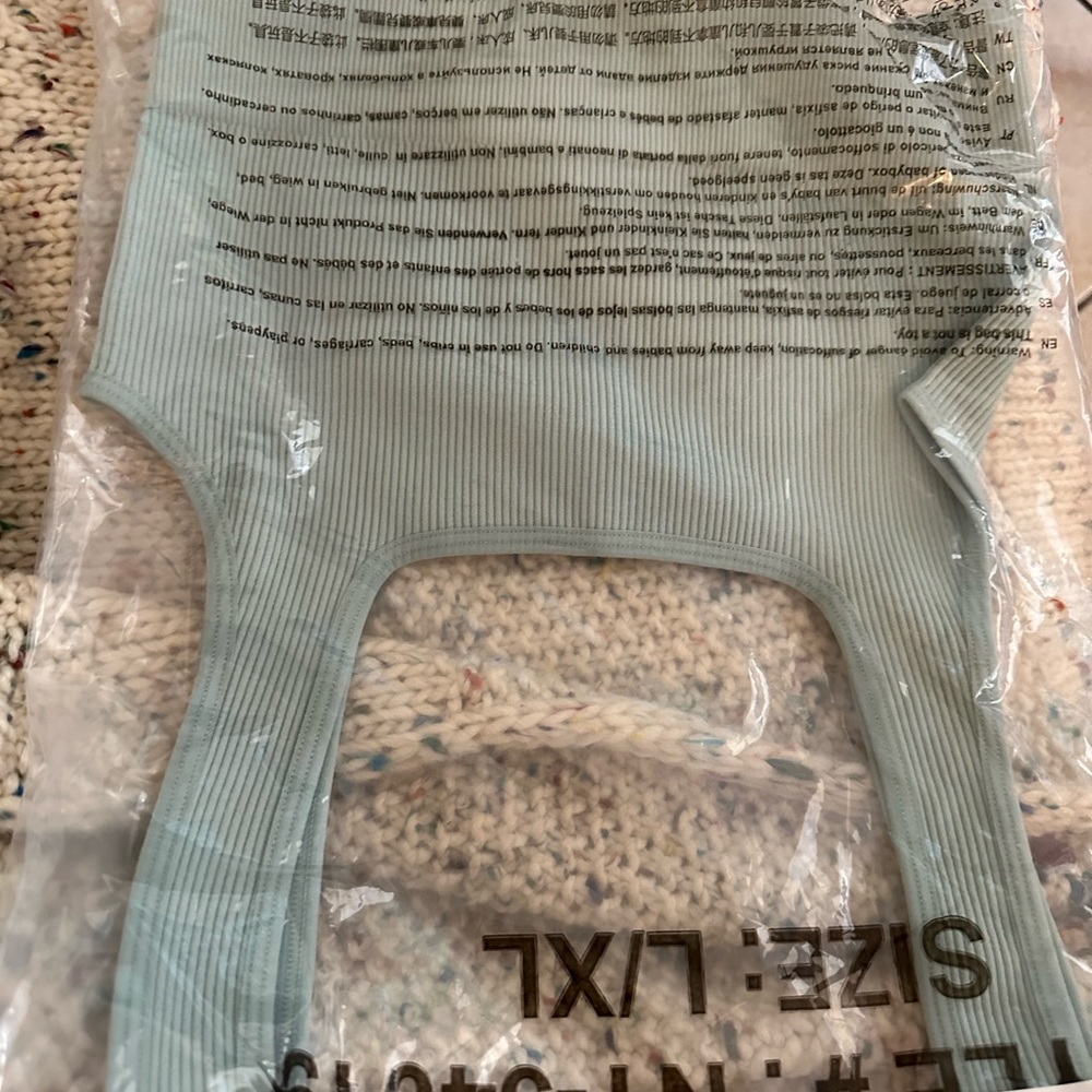 Zenana NWT Ribbed Square Neck Brami XL in dusty green NWT